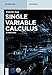 Single Variable Calculus (De Gruyter Textbook)
