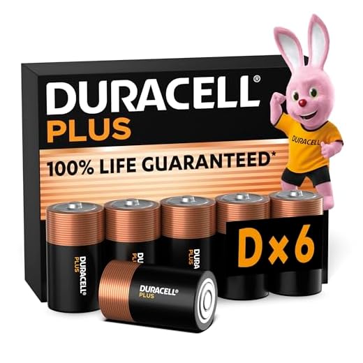 Duracell Plus pilas D (pack de 6) - Alcalinas 1,5 V - 100 % de duración garantizada - Fiabilidad para dispositivos cotidianos - Embalaje sin plástico - 10 años de almacenamiento - LR20 MN1300