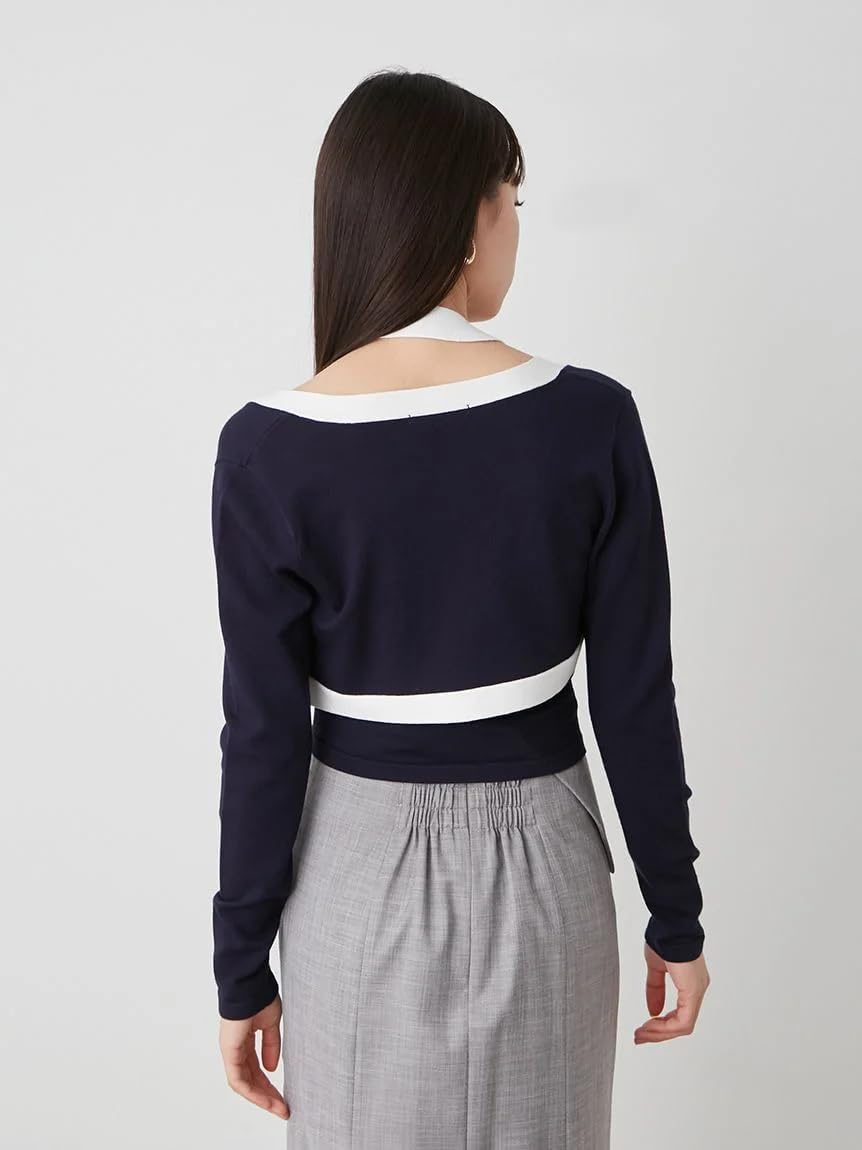 Amazon | [スナイデル] ボレロセットホルターニットプルオーバー