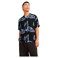 JACK & JONES Jcojeff Resort Shirt SS Relax Camicia a Maniche Corte
