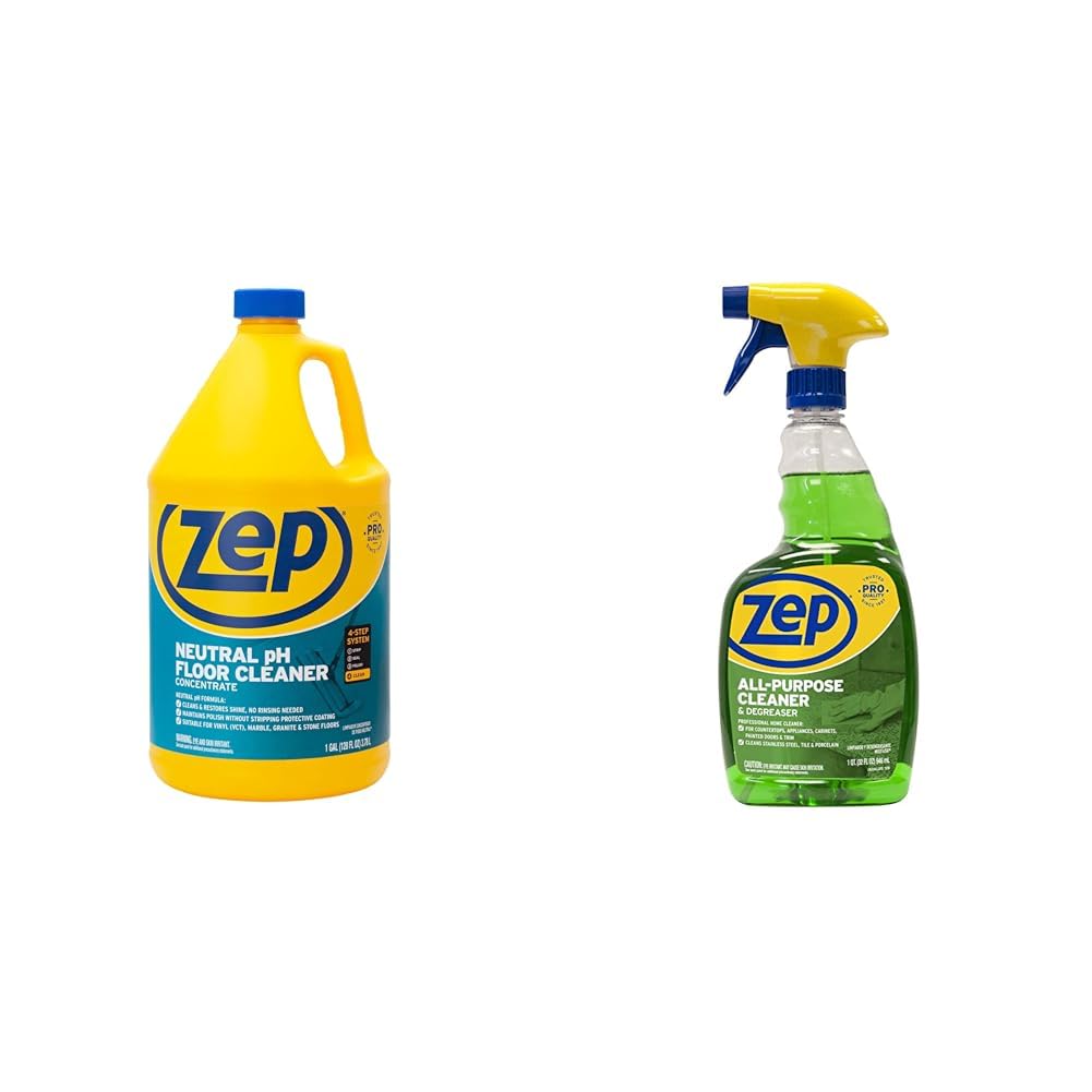 Zep Neutral PH Industrial Floor Cleaner 1 Gallon ZUNEUT128