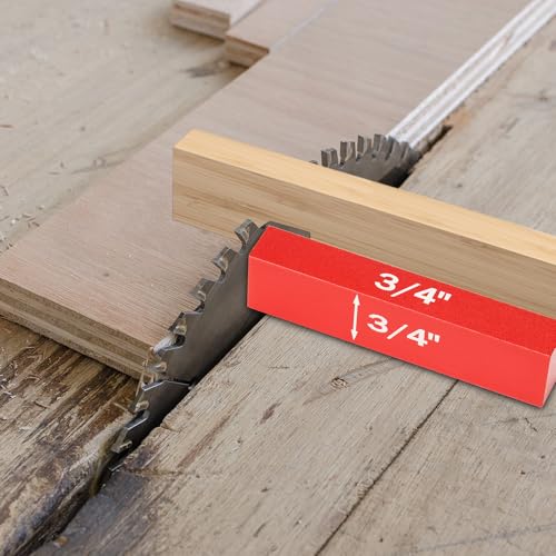 Setup Blocks Height Gauge, 16pcs Precision Aluminum Setup Bars, Router and Table Saw Accessories, Woodworking Tools for Easily Set Fence, Blade, Drill Height, with Storage Case