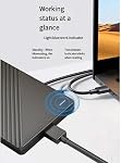 2.5Inch Disque dur externe haute vitesse USB 3.0 1TB Stockage disque dur portable pour ordinateur portable PC Installation facile