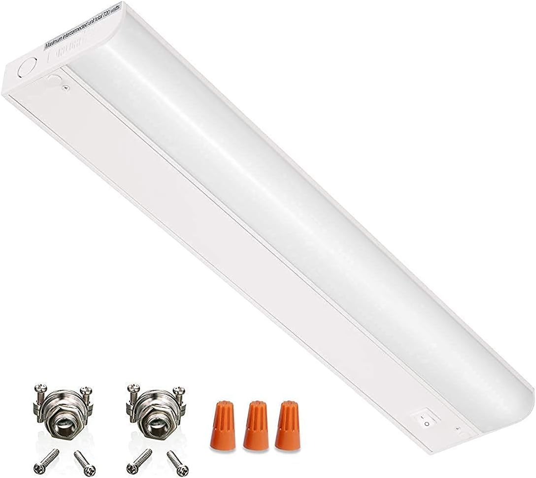GETINLIGHT 2 Strain Relief & 18'' Under Cabinet Light