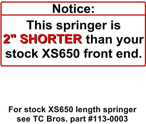 TC Bros. Chrome Springer Kit For Yamaha XS650-2 Under
