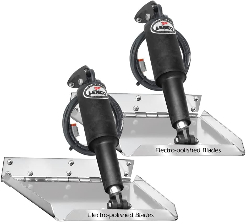 Lenco 15039-101 Trim Tab Kit, 16" X 12", 12V STD Perf