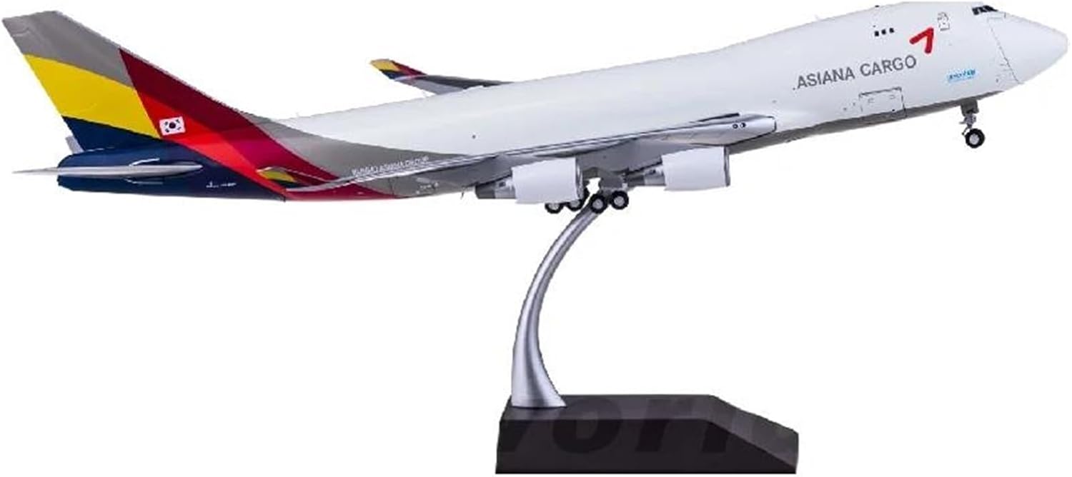 1 200 Aircraft Model for Boeing 747-400F HL7616 Die-cast Metal Mini Desktop Ornament Hobby Playgame Kit
