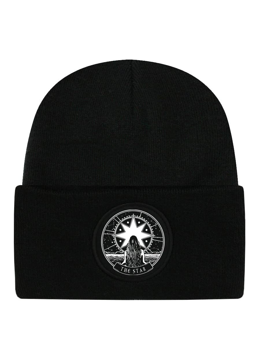 Deadly Tarot Unisex Black The Star Beanie