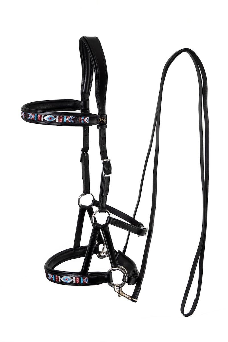 F.R.A. Sierra System 3 gebisslos Sidepull, WB, schwarz