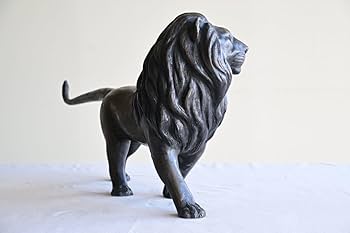 ライオン置物　ビンテージ　大型オブジェ ライオン オブジェ 置物 ゴールド アンティーク オーナメント