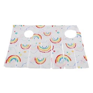 Aswadh Cat Recovery Suit Kitten Recovery Protective Coat Clothes Rainbow S