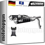 2 auspuff hoch megaphone schwarz
