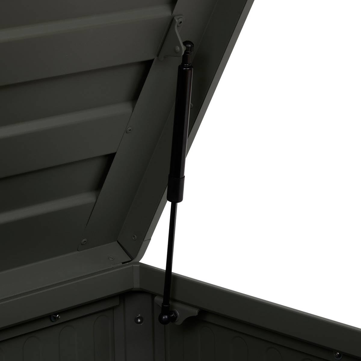 Coffre de Rangement Extérieur Edenio 510L Acier Galvanisé Aluminium Étanche Mobile Jardin Balcon