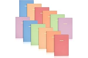 12 Pack A5 Softcover Pastel Notebook Set for Writing