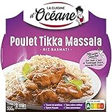 plats végétariens faciles L'assiette de 300g La Cuisine d\'Océane, Poulet Tikka Massala & Riz Basmati, 300g