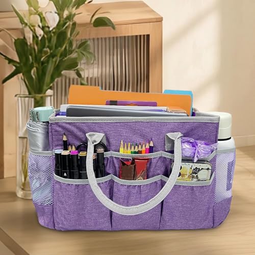 Organisateur de fournitures créatives avec poche de rangement