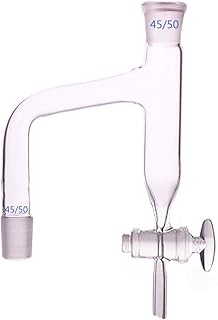 DONLAB HAA-4550 Glass 45/50 Oil Water Receiver-Separator with 45/50 Inner-45/50 Outer Joints and Glass Stopcork,Essential Oil Distillation Part