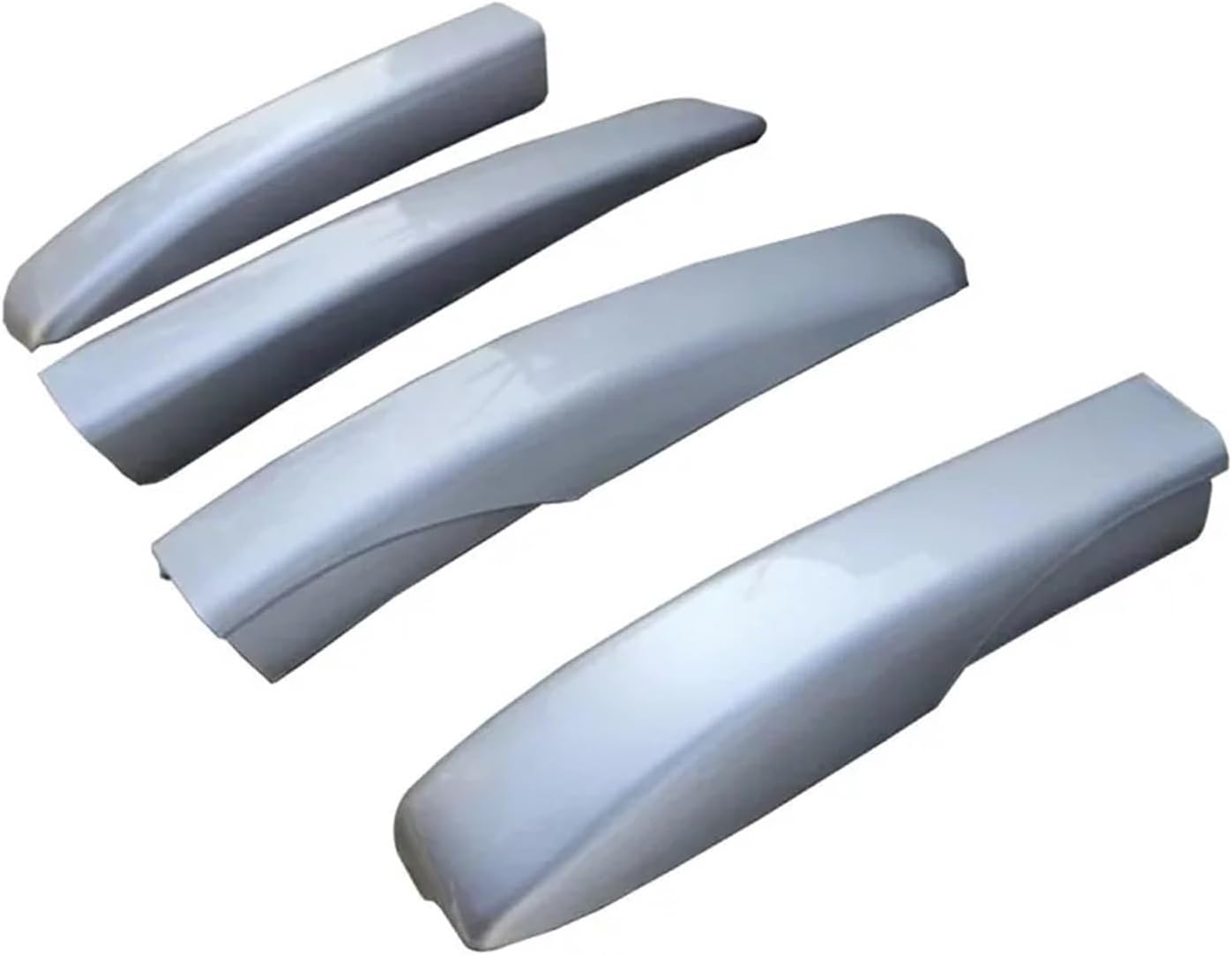 Roof Bars for Mitsubishi for ASX 2013 2014 2015 2016 2017 2018 Roof Rack Luggage Rack Car Accessory Bar Rail End Cap Trim Cover Shell Car Roof Rack （Silver 1 Set image 3