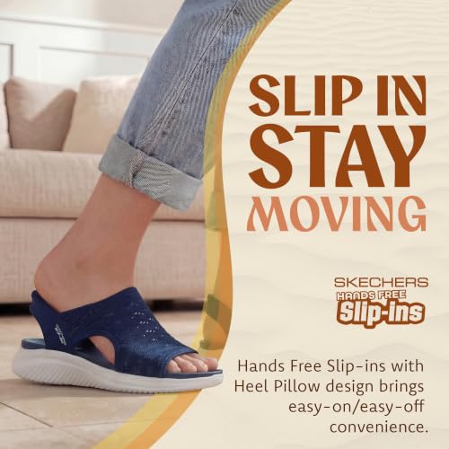 Image of Skechers Women's Ultra Flex 3.0 - Sun Warmth Hands Free Slip-ins | Hands Free Slip-Ins, Yoga Foam Cushioned Footbed, Machine Washable, Recycled Materials, Vegan
