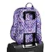 Vera Bradley Women's Cotton Campus Backpack, Lilac Tapestry, One Size