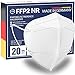 Produktbild FiRiO® 20x FFP2 Masken zertifiziert aus Deutschland [100% FFP 2 Masken Deutsch] FFP2 Maske Made in Germany CE zertifiziert EN149:2001+A:2009- FFP2 Maske Deutschland hergestellt in DE - FFP2 Maske weiß