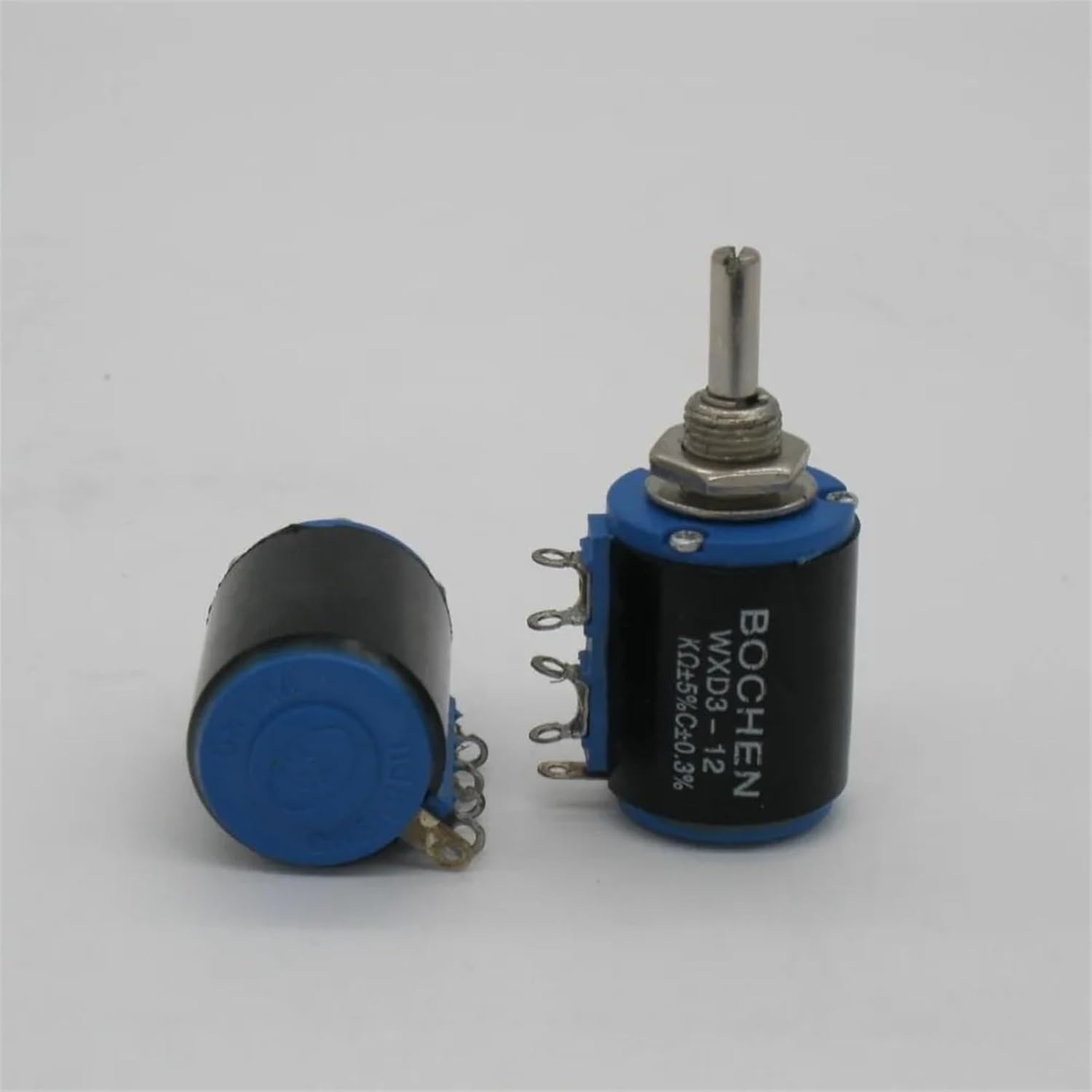 2PCS WXD3-12 2W 4K7 4.7K ohm WXD3-12-2W 5 Ring Multi-Circle Precision Wire-Wound Potentiometer