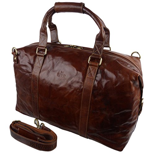 Sac de voyage en cuir Rowallan Bronco, le compagnon d'une vie d'aventures et de récits