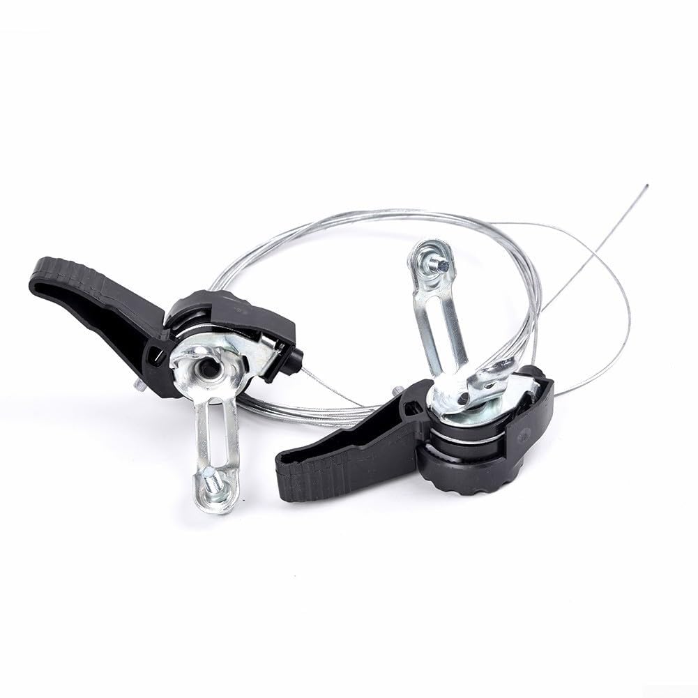 Palanca de cambios completa con cable para bicicletas de montaña, ideal para todos los entusiastas del ciclismo (negro)