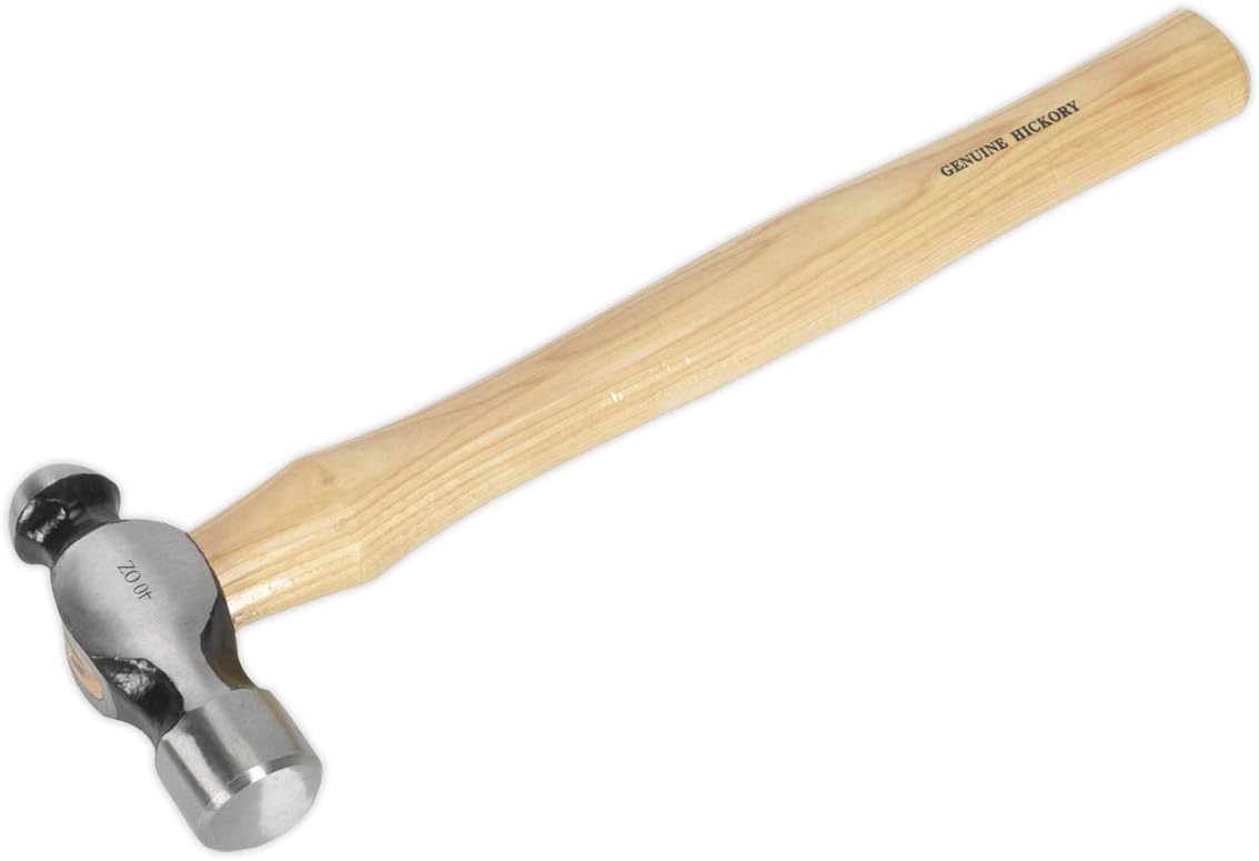 Sealey Bph40 Ball Pein Hammer 2.5Lb Hickory Shaft