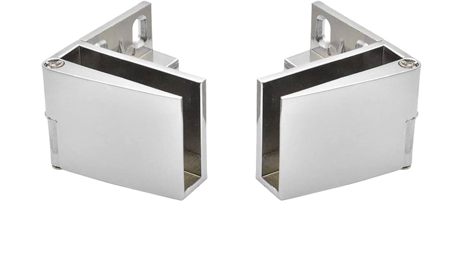 bisagra para puertas de cristal, Abrazadera de vidrio acero inoxidable 304(Bright Surface)