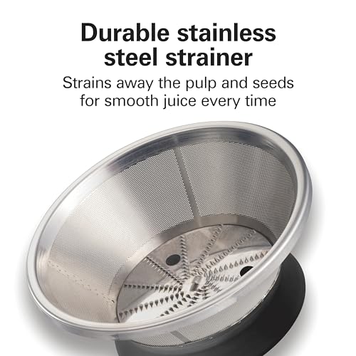 image for Hamilton Beach HealthSmart Juicer Machine, Compact Centrifugal Extract