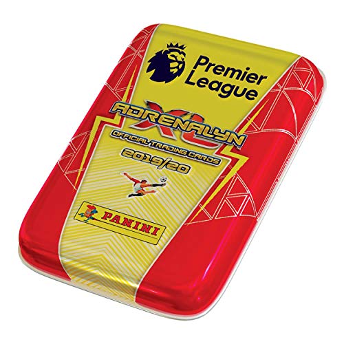 Premier League 2019-20 Panini Adrenalyn Cards - Pocket Tin + 1 Bonus Promo Pack (44 Cards + 2 Limited Edition Cards)