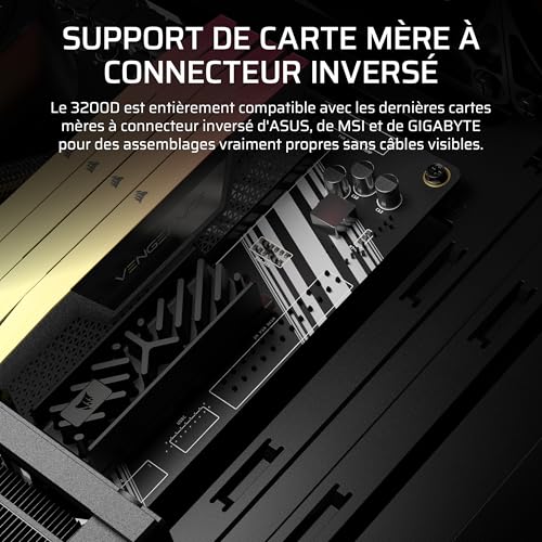 CORSAIR 3200D RS Boîtier PC Moyen Tour – 3 Ventilateurs RS120 Inclus, Airflow Élevé, Compatible Radiateur 360 mm, USB-C, Panneau en Verre Trempé, Compatible Cartes Mères À Connexion Inversée – Fumée