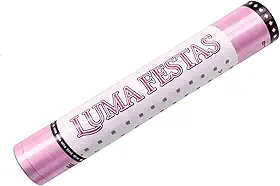 Lança Confete Colorido 30cm Profissional para Festa Aniversário Casamento Evento Chuva de Confetes Metalizados Luma Festas (Magenta)