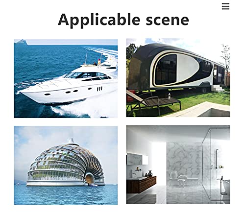 Bonsicoky Marine Grade 316 Acciaio Inox Porta Hasps, 7 Pollici Heavy Duty Gancio Di Sicurezza Girevole Con Lucchetto Girevole Occhio Di Montaggio - 7