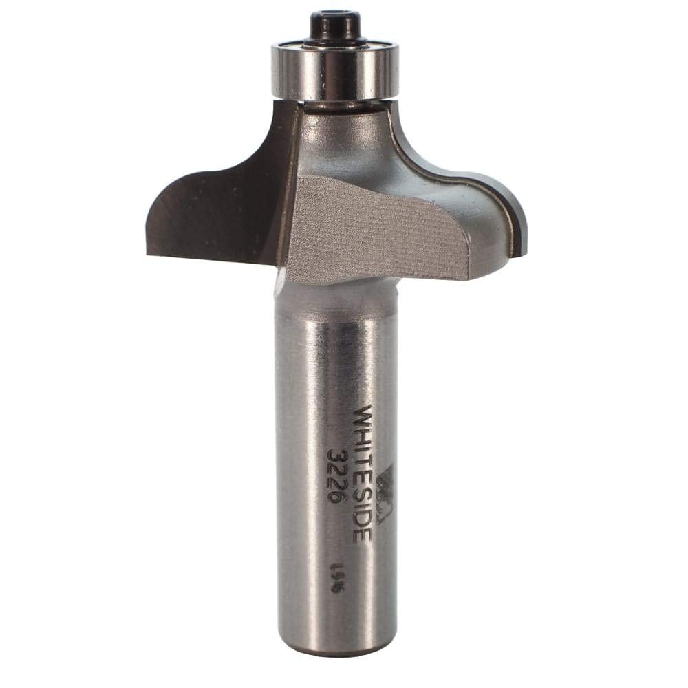 Whiteside Router Bits 3226 Ogee Bit with 1/4-Inch Radius, 1-1/2-Inch Large Diameter and 5/8-Inch Cutting Length