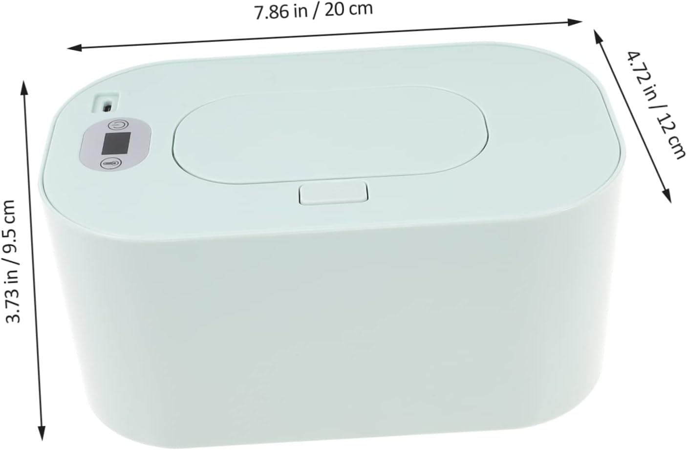 GLEAVI USB Baby Wipe Warmer Portable Tissue Dispenser Travel Wet Wipes Heater for Car Temperature On-The-Go Green