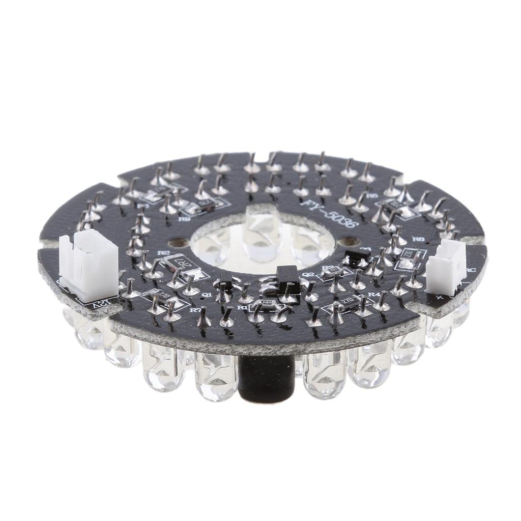 MERISHOPP 850Nm Ir Infrared 36 Led Lights Board Module for Color Ir Night Vision Surveillance Security Camera High Definititon Consumer Electronics | Home Surveillance | Security Cameras-image-49