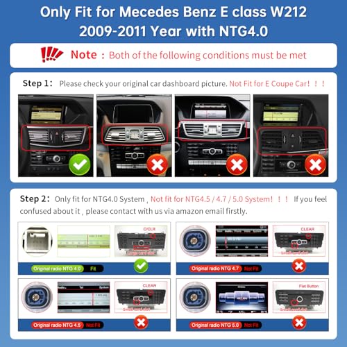 Pantalla Road Top 10.25" CarPlay para Mercedes Benz E Class miniatura 2