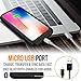 Alpatronix iPhone Xs Max Battery Case, Portable Protective Extended Charger Cover with Qi Wireless Charging Compatible with iPhone Xs Max (6.5 inch) BX10 Max - (Black)