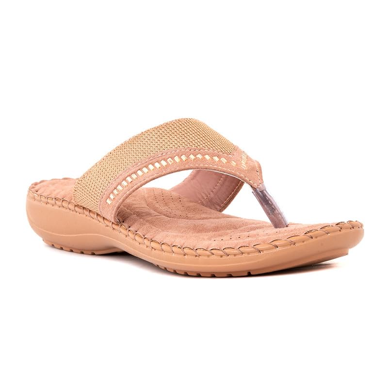 Khadims Pink Flat Slip On Sandal for Women (5942735) (B0CHMRK268) Amazon Price History, Amazon Price Tracker