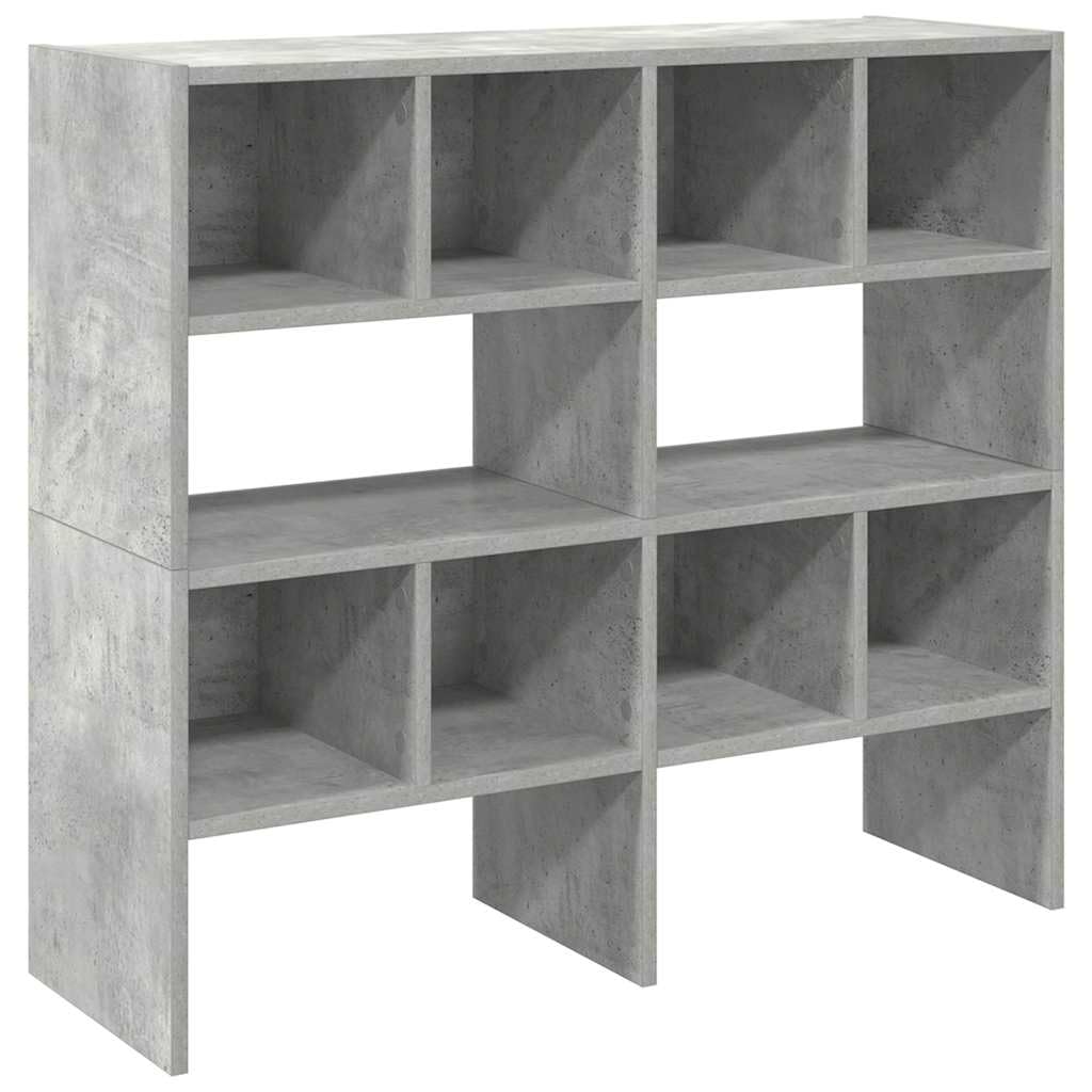 Zapatero apilable gris hormigón 89,5 x 30 x 40 cm zapatero para pasillo y armario
