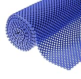 Base de moqueta antideslizante 2PCS Revestimiento for estantes, revestimiento for cajones, tapete antideslizante, patrón de rejilla, revestimiento de agarre no adhesivo de PVC for gabinetes de cocina,