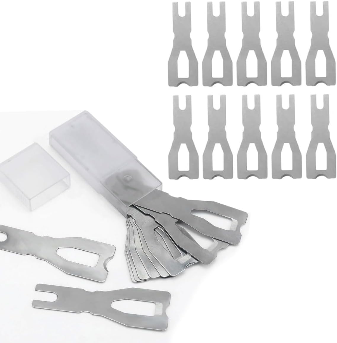 Skiving Knife Vinyl Flooring Welding Cutting Blades Tool Floor Carpet Trimming Skiving Tool Stainless Steel Welding Skiving Kit for the trimming of Vinyl Floor Weld