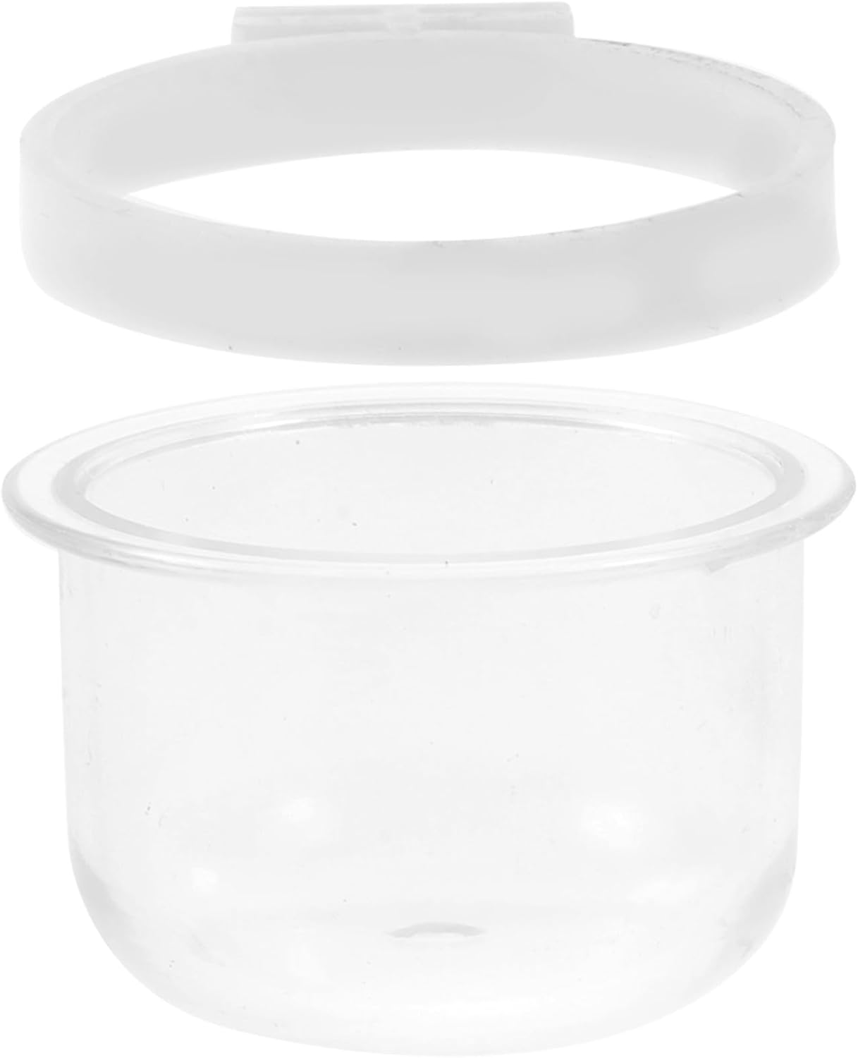 Parrot Food Cup Hanging Bird Feeder for Cage PVC Reusable