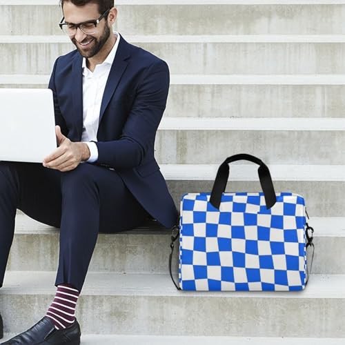 Bolso ordenador portátil 15.6" azul y blanco miniatura 3