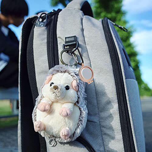 Image of AirTags Case, Key Finder and Phone Finder, Anti-Scratch Protective Alloy Metal Cover with Keychain, Excellent Gift for Friends (Rose Gold & Gold, 2 PCS)