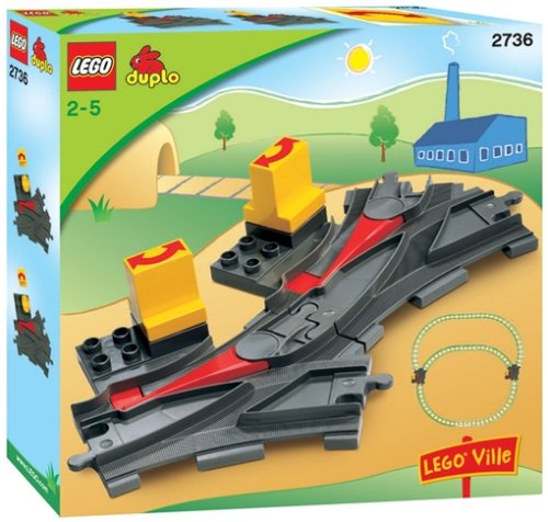 Preisvergleich Produktbild LEGO DUPLO Eisenbahn 2736 Weichen