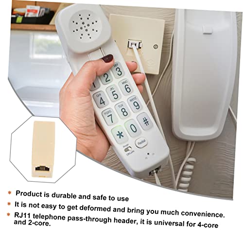 Buying Guide Healeved 50 Pcs Telephone Wire Connector Abs Extender Jack