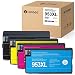 Produktbild HIPAGE kompatibel für HP OfficeJet Pro 7720 7740 8710 8715 8720 8725 druckerpatronen Multipack für 953 953XL (schwarz / Cyan / Magenta / gelb)